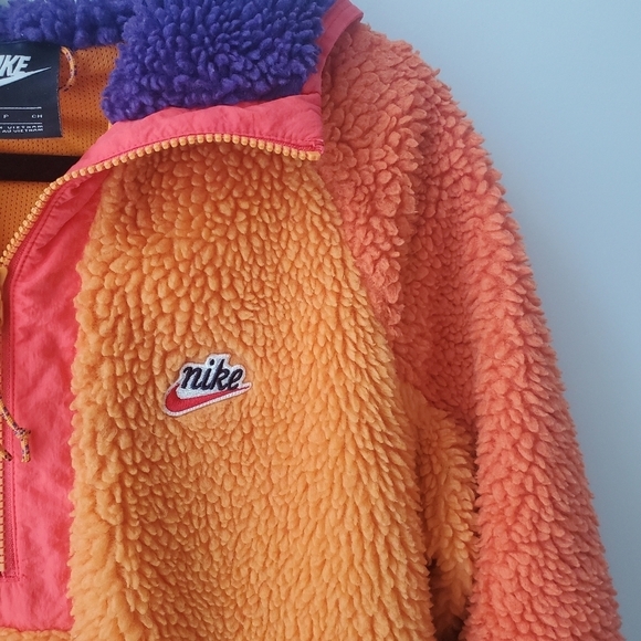 Retro Nike Half-Zip Heritage Fleece Hoodie Sweatshirt Men's S - Picture 6 of 14